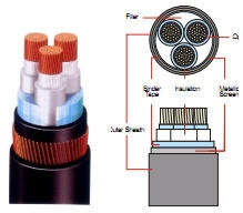 CÁP ĐIỆN LSVINA 3 LÕI CÁCH ĐIỆN XLPE – 0.6/1KV